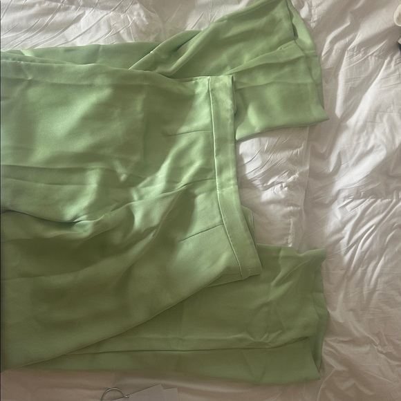 The Andamane Mint Green Wide-Leg Pants IT49 US4 $545